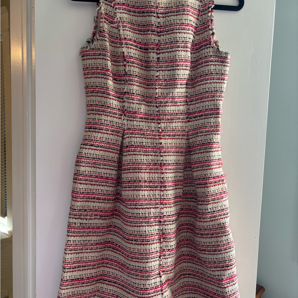 Rebecca Taylor Chic Pink Tweed Dress